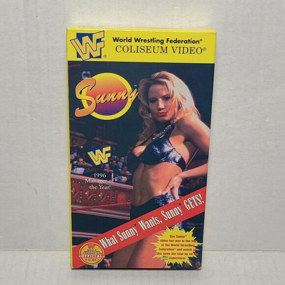 WWF What Sunny Wants, Sunny Gets! VHS 1997 Coliseum Video Wrestling Movie Film - Picture 2 of 3